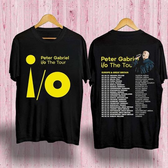 Discover Peter Gabriel i/o The Europe Tour 2023 T-Shirt