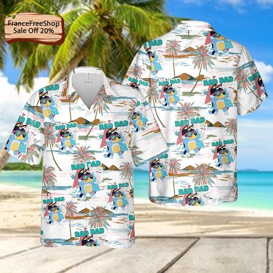 Discover BlueyDad Summer Shirt - Button Up Style