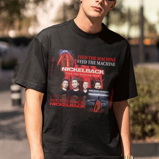 Discover Nickelback Gift T-shirt, Feed the Machine Album shirt