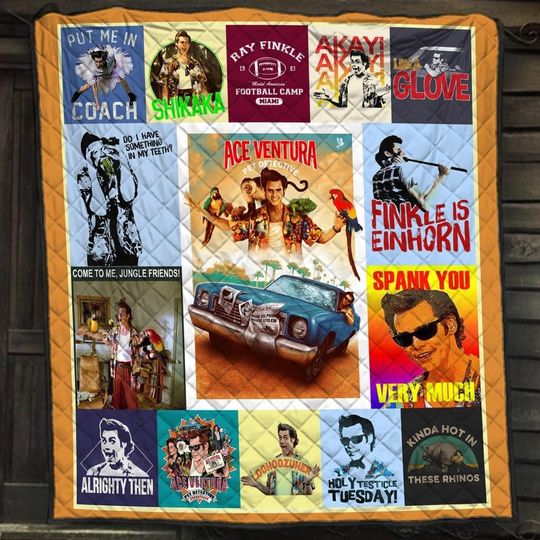 Discover Ace Ventura Pet Detective Movie Fan Fleece Blanket, Movie Character Lover Blanket