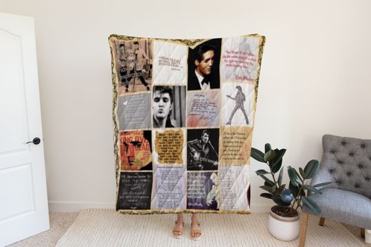 Discover Elvis-Presley 1935-1977 Fleece Blanket