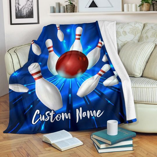 Discover Bowling Blanket - Bowling Fleece Blanket