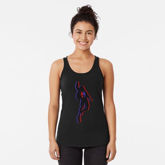 Discover Spiderverse : Miles Racerback Tank Top