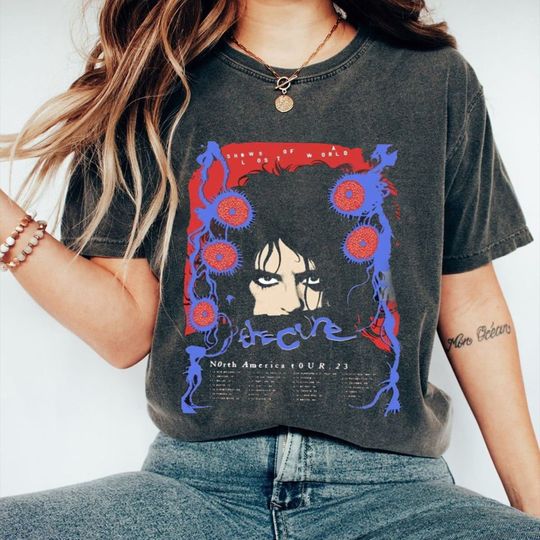 Discover The Cure Tour 2023 Shirt, The Cure Show Of A Lost World Us Tour