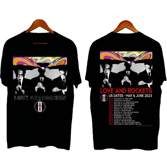 Discover Love and Rockets North American Tour 2023 Tshirt, Love and Rockets Shirt
