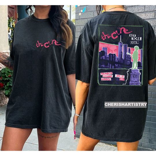 Discover 2023 The Cure New York Tour Shirt