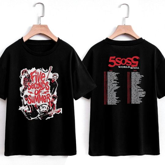 Discover 5 Seconds Of Summer Fan Shirt, 5SOS Fan Shirt, 5SOS World Tour 2023 Shirt