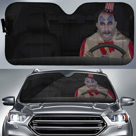 Discover Captain Spaulding Car Sunshade