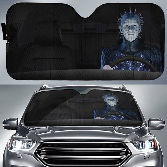 Discover Pinhead Car Sunshade, Pinhead