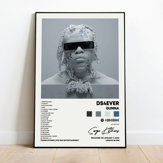 Discover Gunna - DS4EVER Album Art Poster