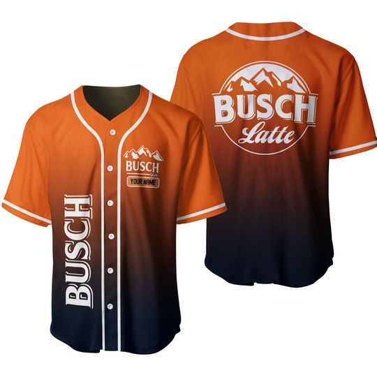 Discover Personalized Busch Latte Baseball Jersey Shirt