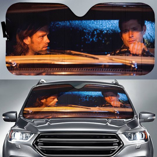 Discover Supernatural Sam and Dean Winchester Car Sunshade