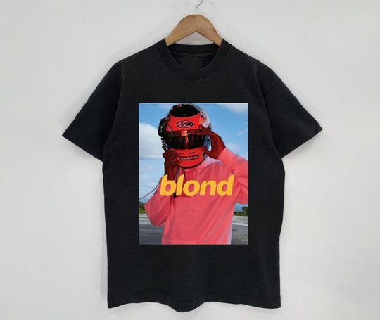 Discover BLOND Frank Helmet Shirt, Frank Ocean Shirt, Music Rapper Hiphop Shirt