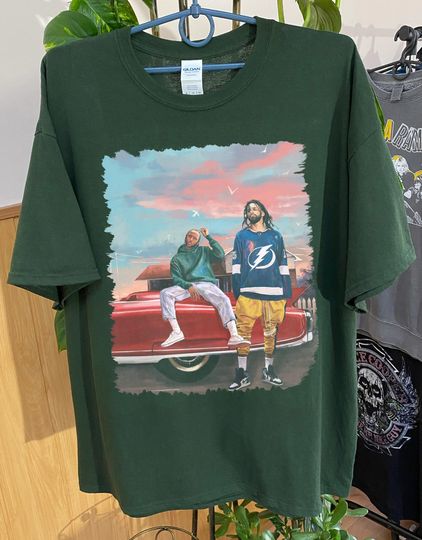 Discover Vintage J Cole & Kendrick Lamar Shirt, Cole World Shirt, J.Cole Merch Shirt