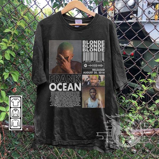 Discover Frank Ocean Rap Shirt, Blonde Album Merch Vintage Rapper Hiphop