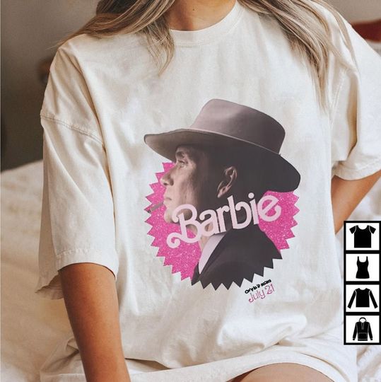 Discover Barbenheimer T-Shirt, Barbie Oppenheimer Tee, Barbie Movie Inspired Shirt