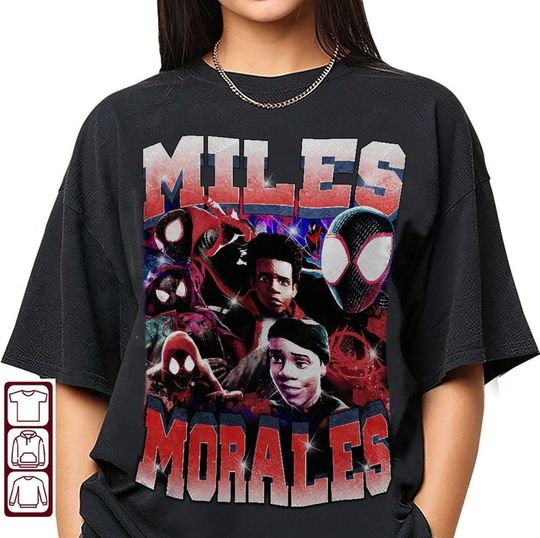 Discover Miles Morales 90s Vintage Shirt, Miles Morales Shirt