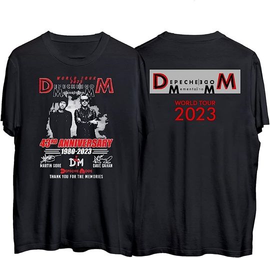 Discover Depeche Mode Memento Mori World Tour 2023 Shirt