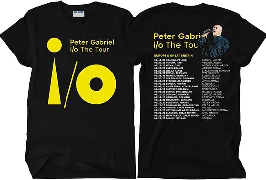 Discover Peter Gabriel io The Europe Tour 2023 T-Shirt, Peter Gabriel Tour Concert 2023 Shirt