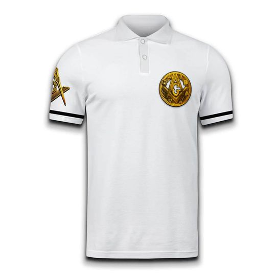 Discover Custom Name Mens Freemasonry  3D All Over Print Polo Shirt