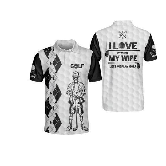 Discover Custom Golf Lover 3D All Over Print Polo Shirt