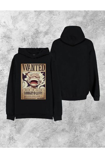 Discover Anime Luffy Hoodie, Oversized Anime Double Side Hoodie