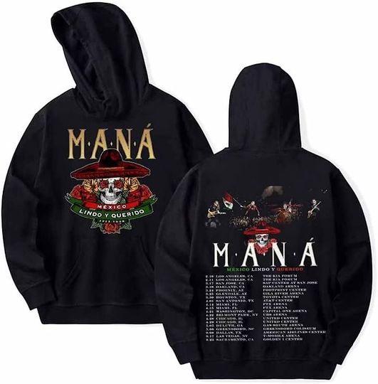 Discover Maná Mexico cute and dear tour 2023 shirt, mana world tour 2023