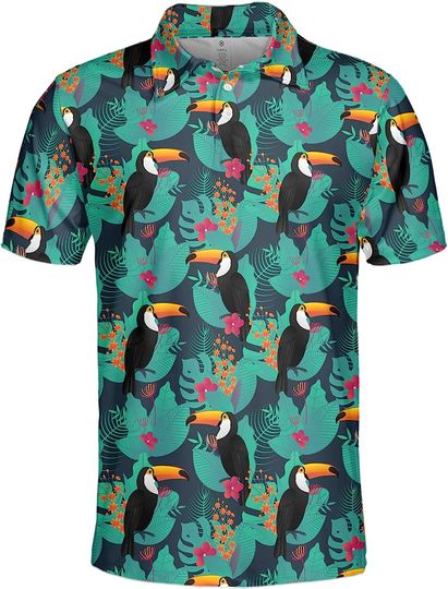 Discover Gopory Funny Golf Shirts for Men Toucan