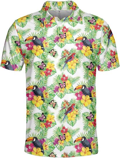 Discover Toucan Tropical Golf Polo Gift for Men