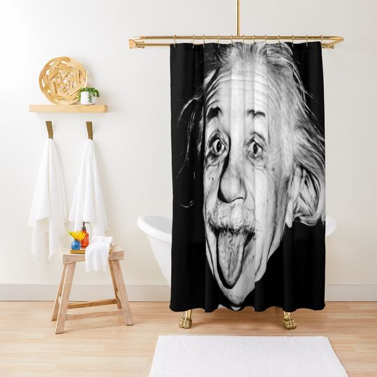 Discover Einstein  Shower Curtain