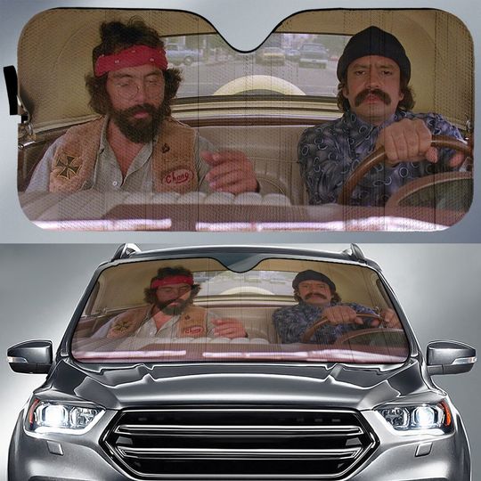 Discover Cheech And Chong Car Sunshade