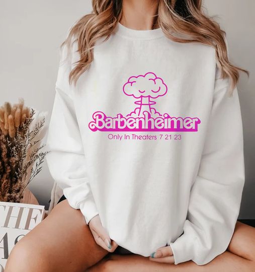 Discover Barbenheimer Sweatshirt, Barbie Oppenheimer shirt