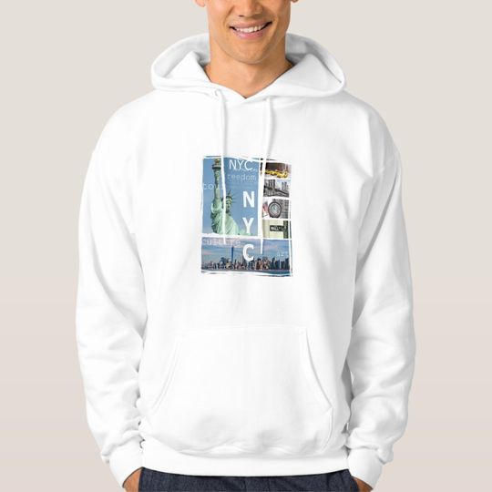 Discover Double Sided Design Nyc Yellow Taxi New York Mens Hoodie
