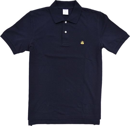 Discover Golden Sheep Emblem Embroidered Polo Shirt