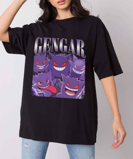 Discover Gengar Shirt | Vintage Gengar Shirt