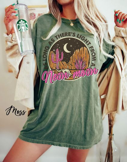 Discover There's Light from Neon Moon t-shirt, Neon Moon t-shirt