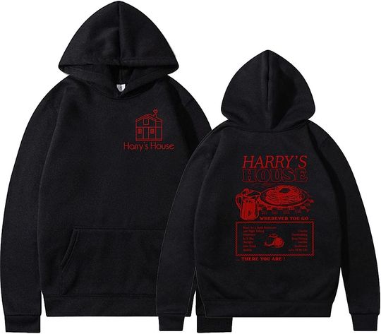 Discover Vintage Harry's House Hoodie Men Women Love On Tour Double Side Print Hooded