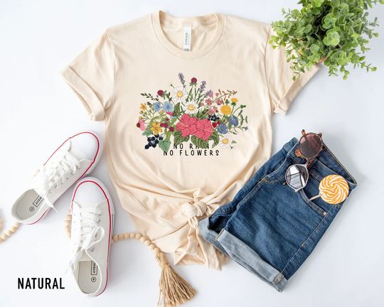 Discover Wildflower Tshirt, Wild Flowers Shirt, Floral Tshirt, Flower Shirt