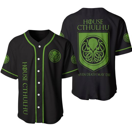 Discover House Of Cthulhu Horror Movies Baseball Jersey, Horror Jersey Shirts