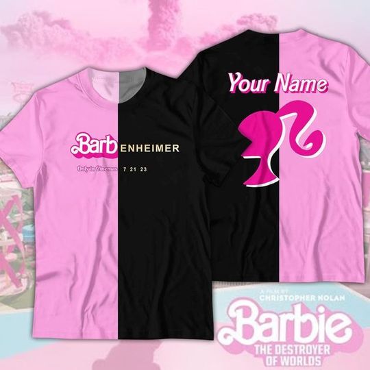 Discover Custom Barbenheimer Barbie Movie Oppenheimer Shirt