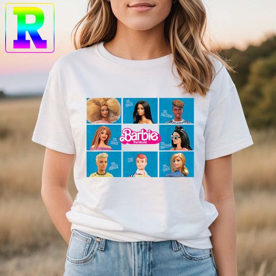 Discover Barbie Group Characters Shirt, Barbie Movie