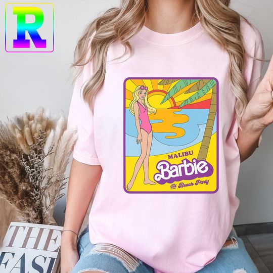 Discover Malibu Barbie Shirt, The Beach Party Graphic