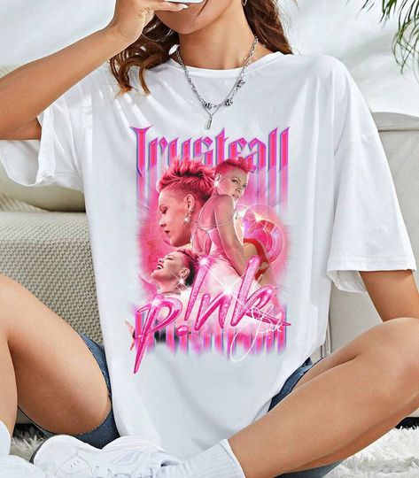 Discover P!nk Trustfall Album Tour T-Shirt