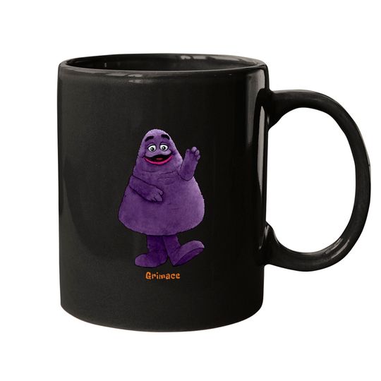 Discover 1970s Big Burger Joint Purple "Grimace" Monster Mascot Character Classic Mugs