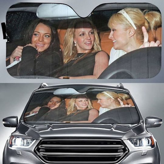 Discover Britney Spears Music Icon Car Sun Shade, Pop Princess Auto Sunshade