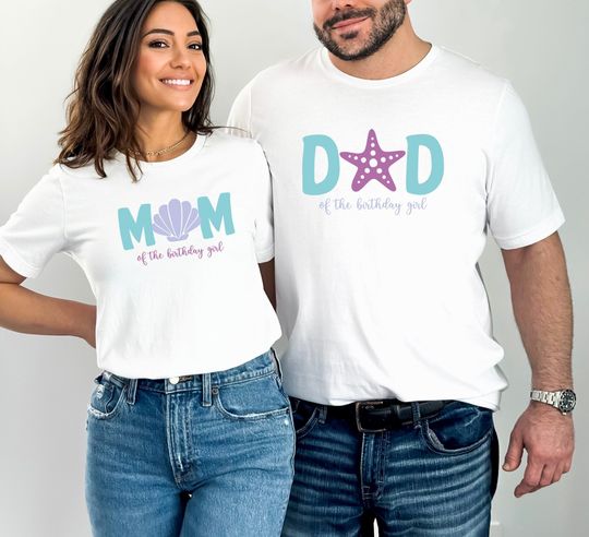 Discover Matching Mermaid Birthday Shirt for Family