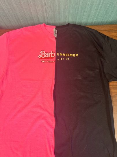 Discover Barbenheimer Barbie Movie Oppenheimer Shirt,