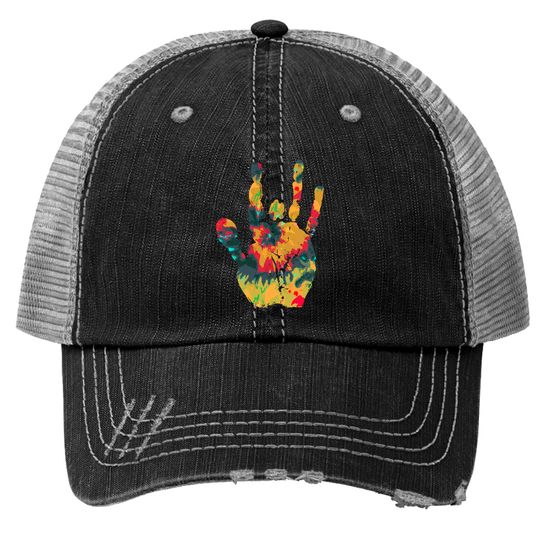Discover Tie Dye Jerry Vintage - Jerry Garcia Hand - Trucker Hats