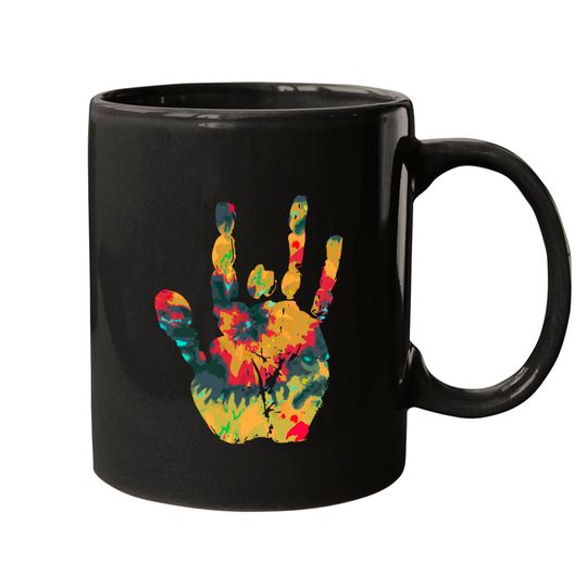 Discover Tie Dye Jerry Vintage - Jerry Garcia Hand - Mugs