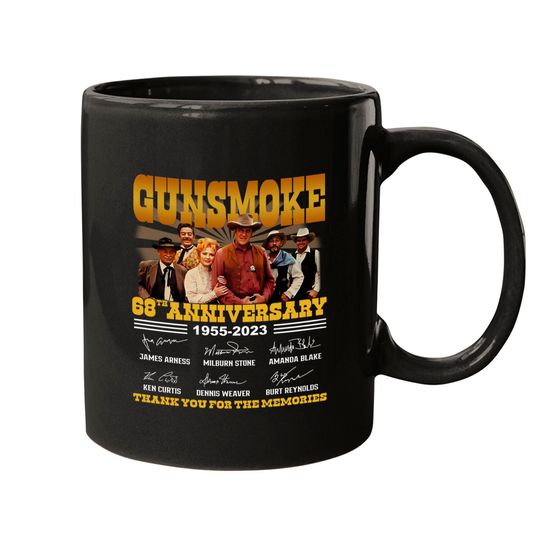 Discover Gunsmoke Mugs for 68th Anniversary